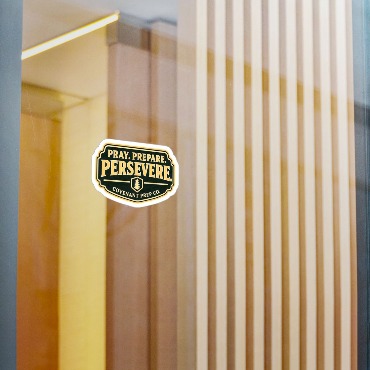 Pray. Prepare. Persevere. Sticker