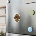 Firefighter Cross Sticker