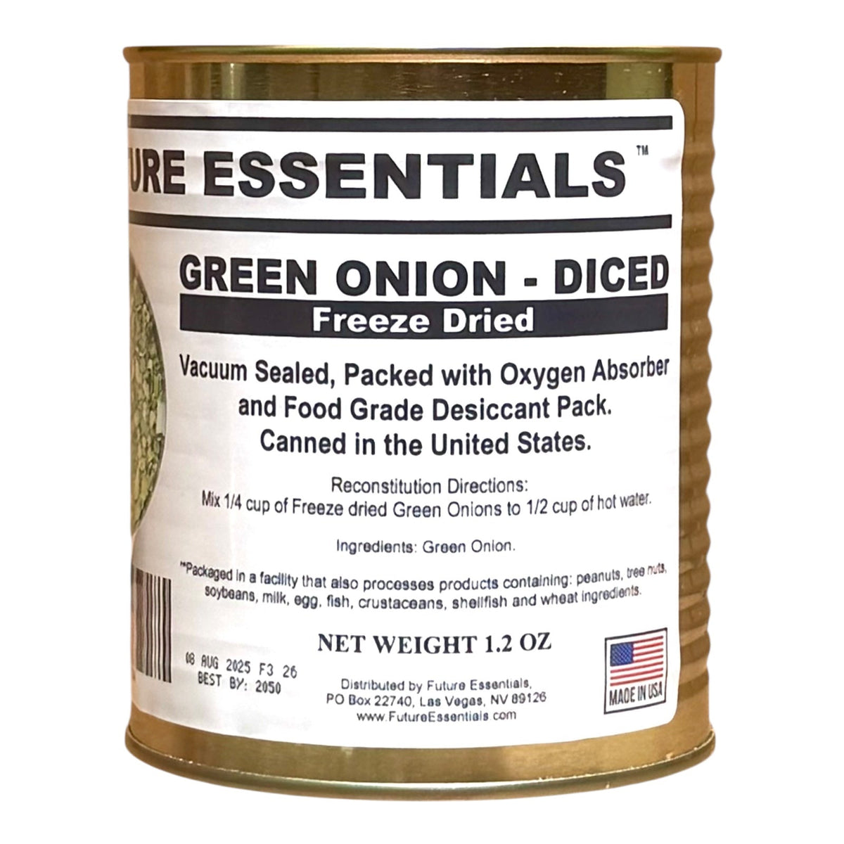 Case (12 Cans) of Future Essentials Freeze Dried Vegetable Variety — view 7