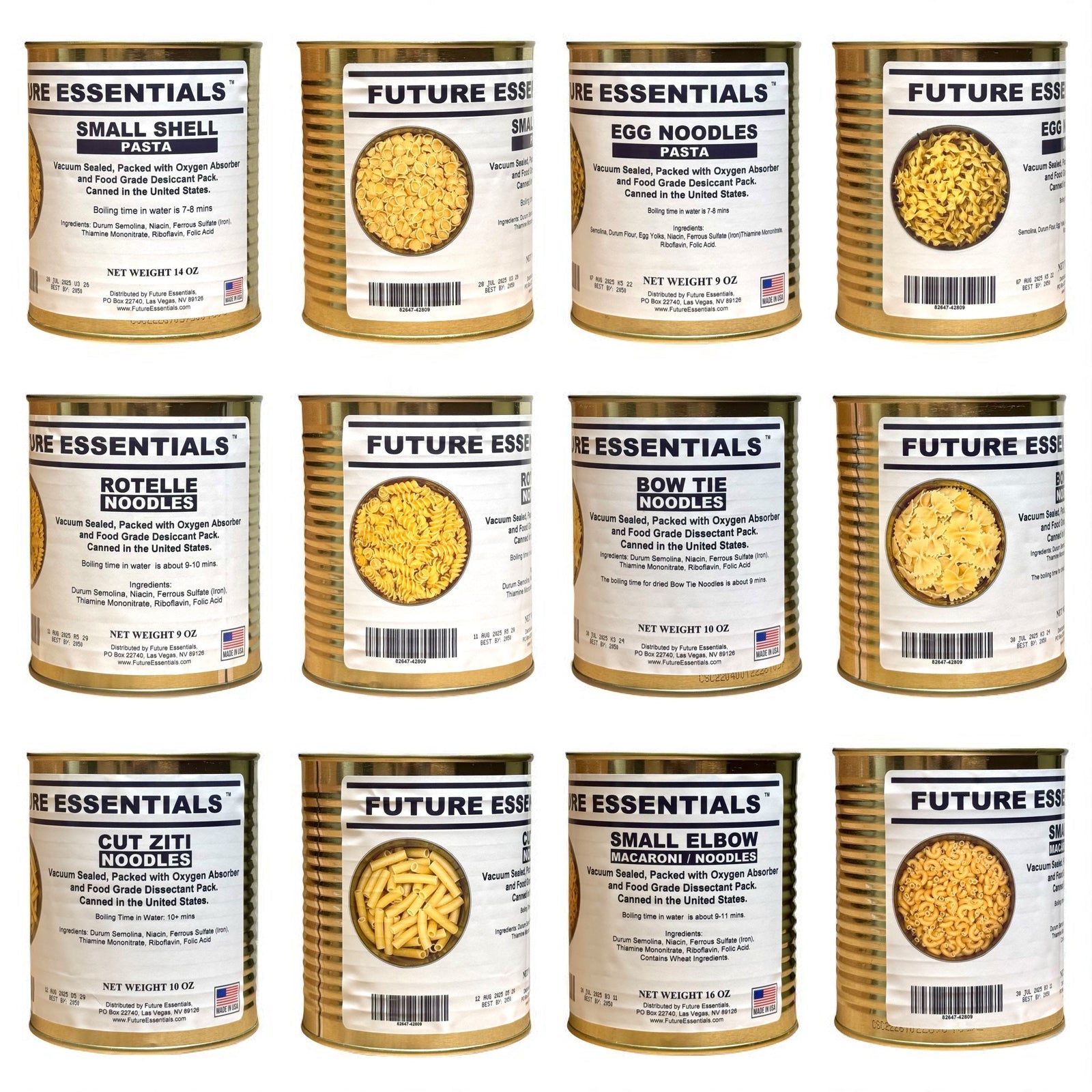 Case (12 Cans) of Future Essentials Canned Pasta Variety — view 3