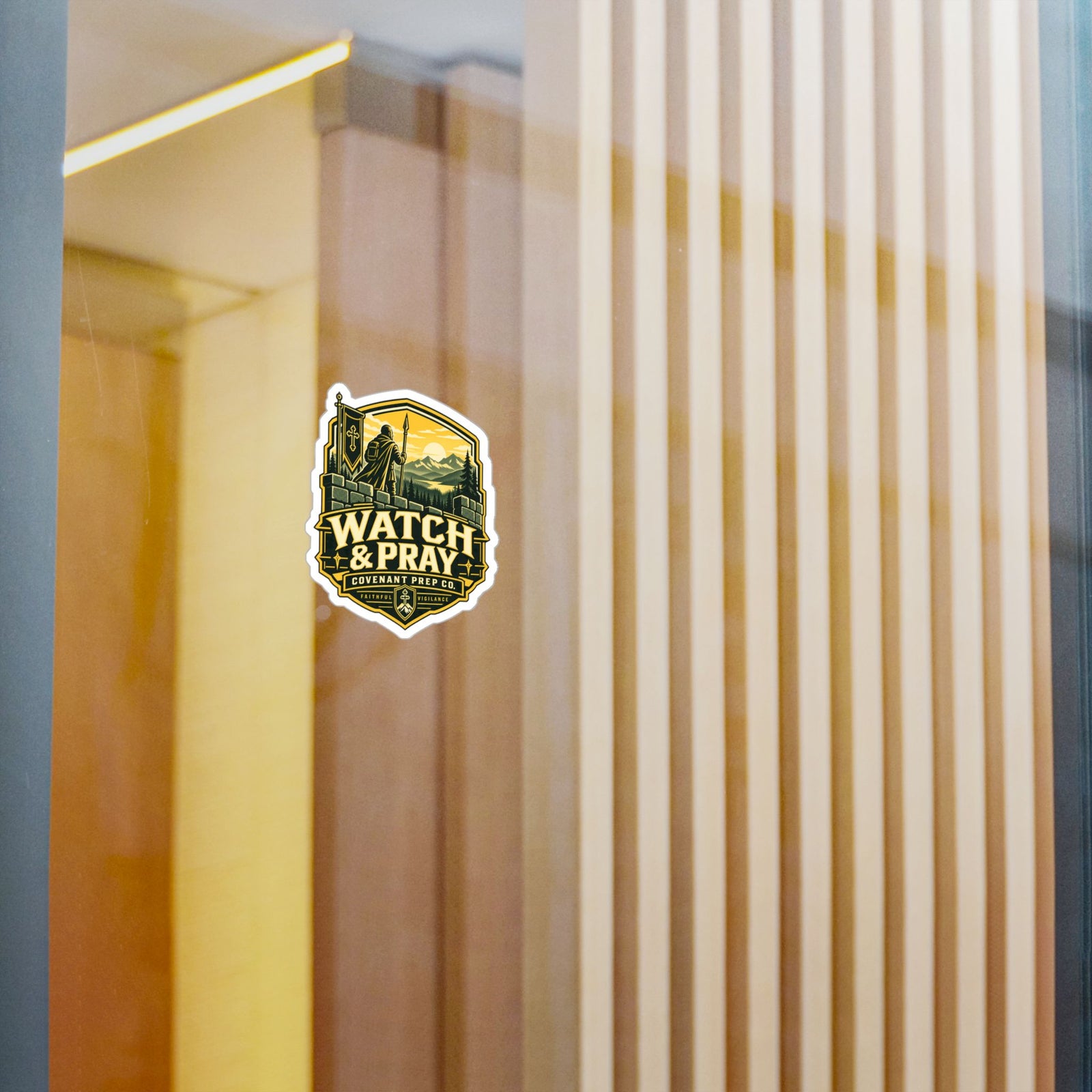 Watch & Pray Sticker
