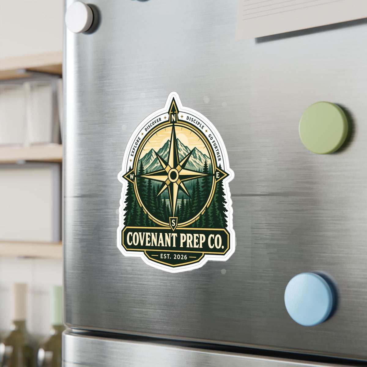 Explore. Discover. Disciple. Sticker