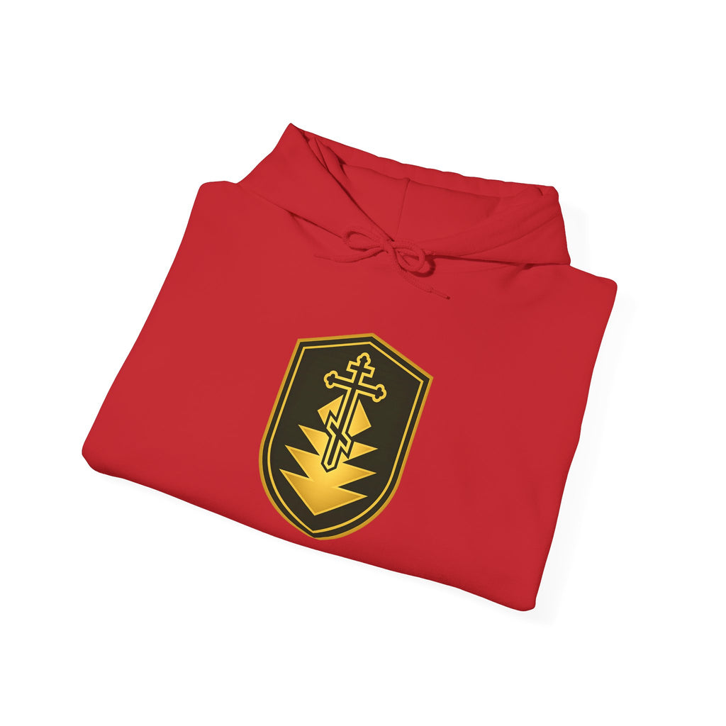 Covenant Prep Co. Shield Hoodie — Crest Logo Pullover