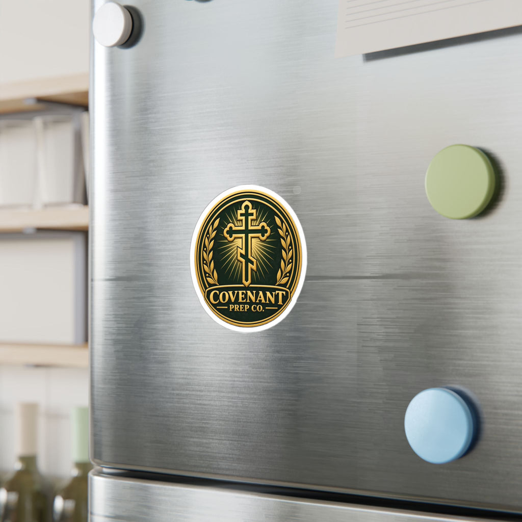 Covenant Cross Coin Sticker