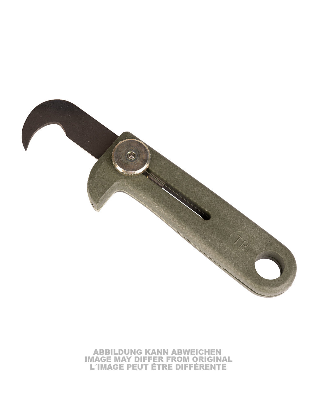 French OD Paratrooper Belt Cutter — Like New