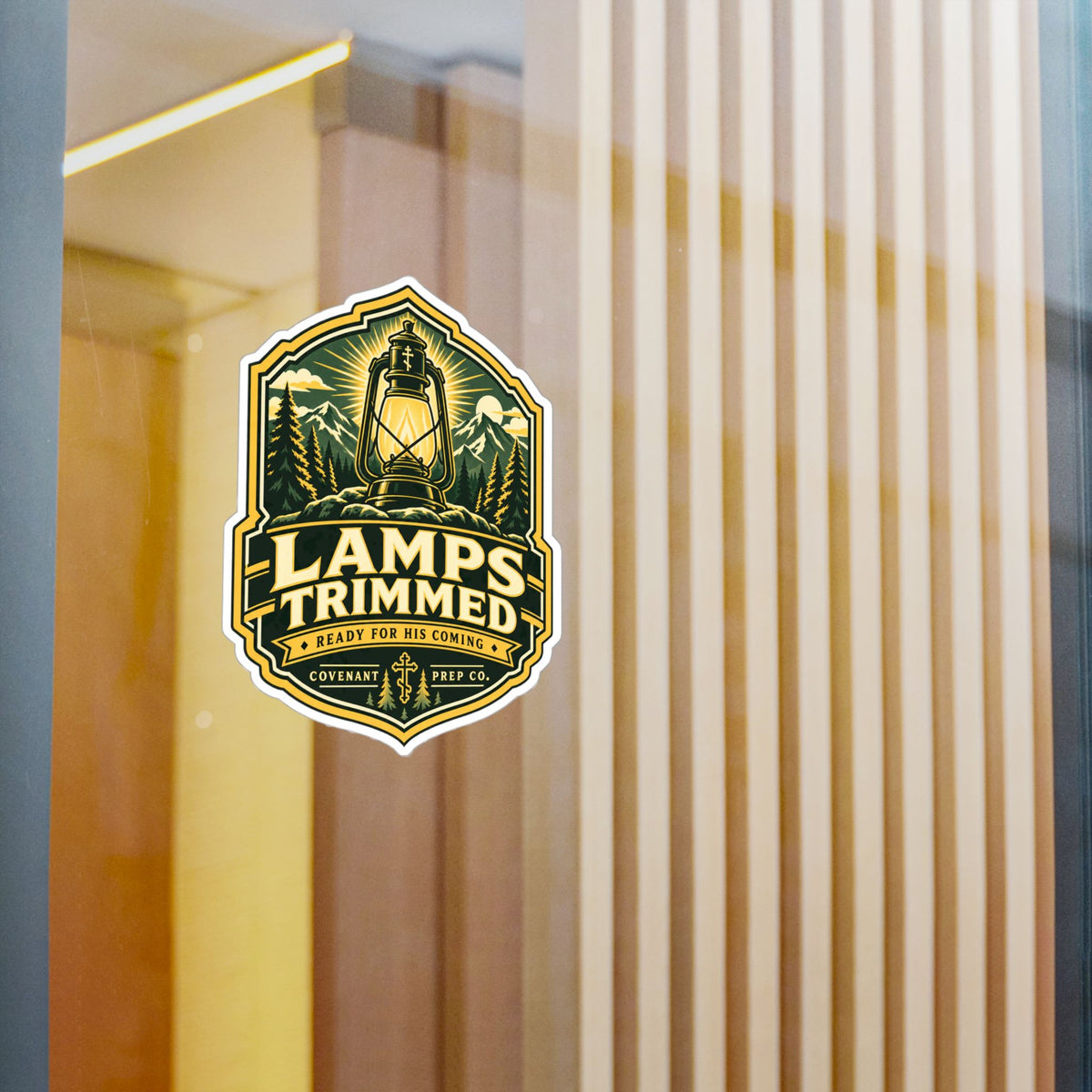 Lamps Trimmed Sticker