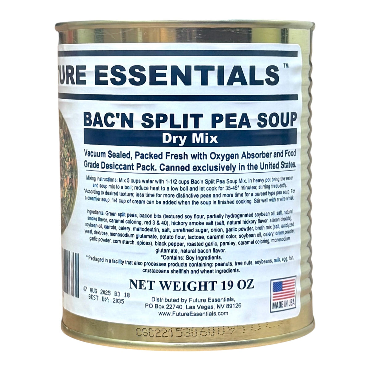 Case (12 Cans) of Future Essentials Canned Soup Variety — view 4