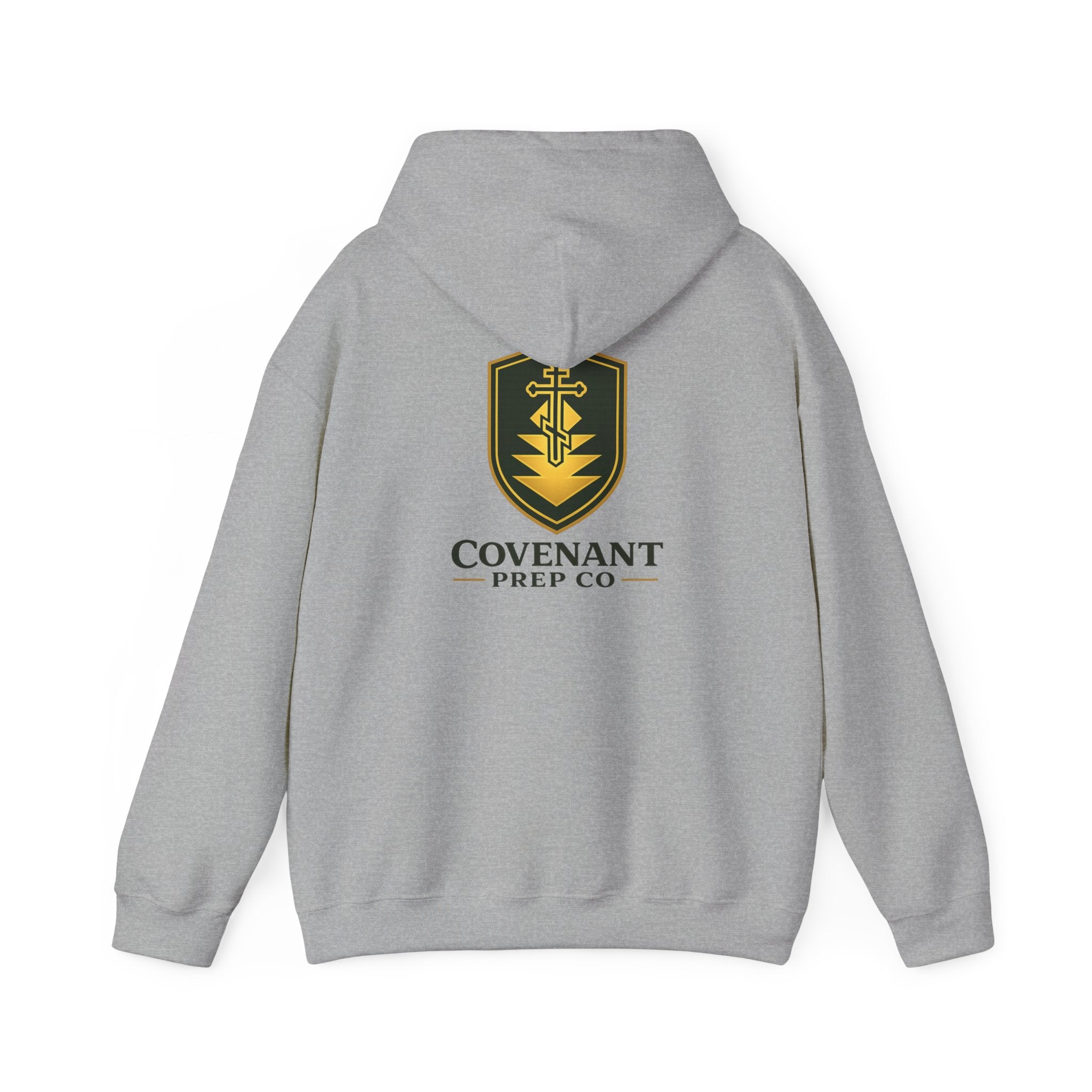 Covenant Prep Co. Shield Hoodie — Crest Logo Pullover