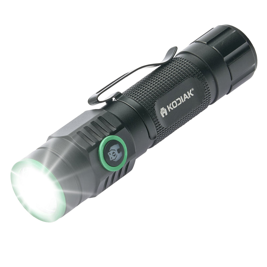 Kodiak® The KUB 2.0 Rechargeable 2000 Lumen Compact Tactical Flashlight