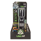 LitezAll® Bask Solar Powered & USB Rechargeable Flashlight