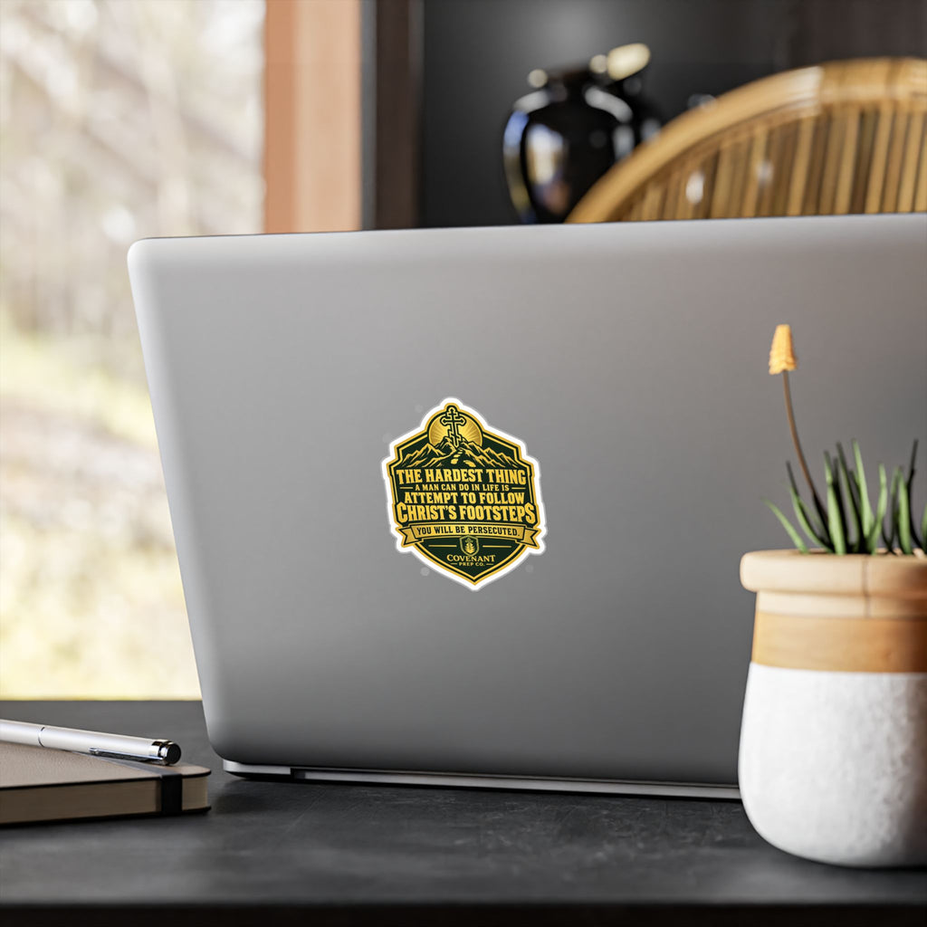Christs Footsteps Sticker
