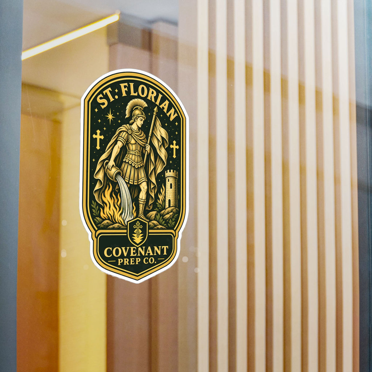 St. Florian Shield Sticker