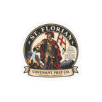 St. Florian Round Badge Sticker