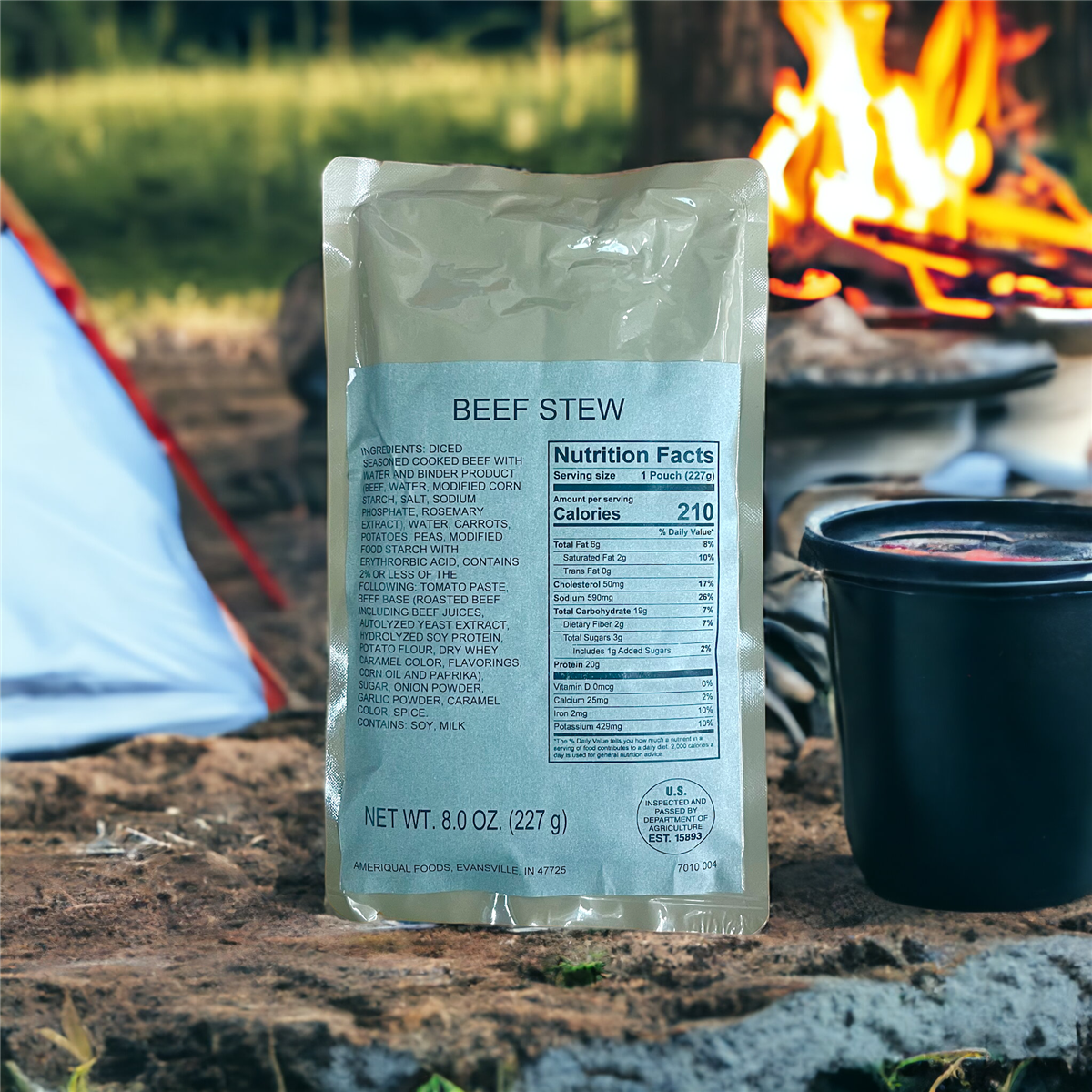 MRE Entree - Beef Stew — view 2
