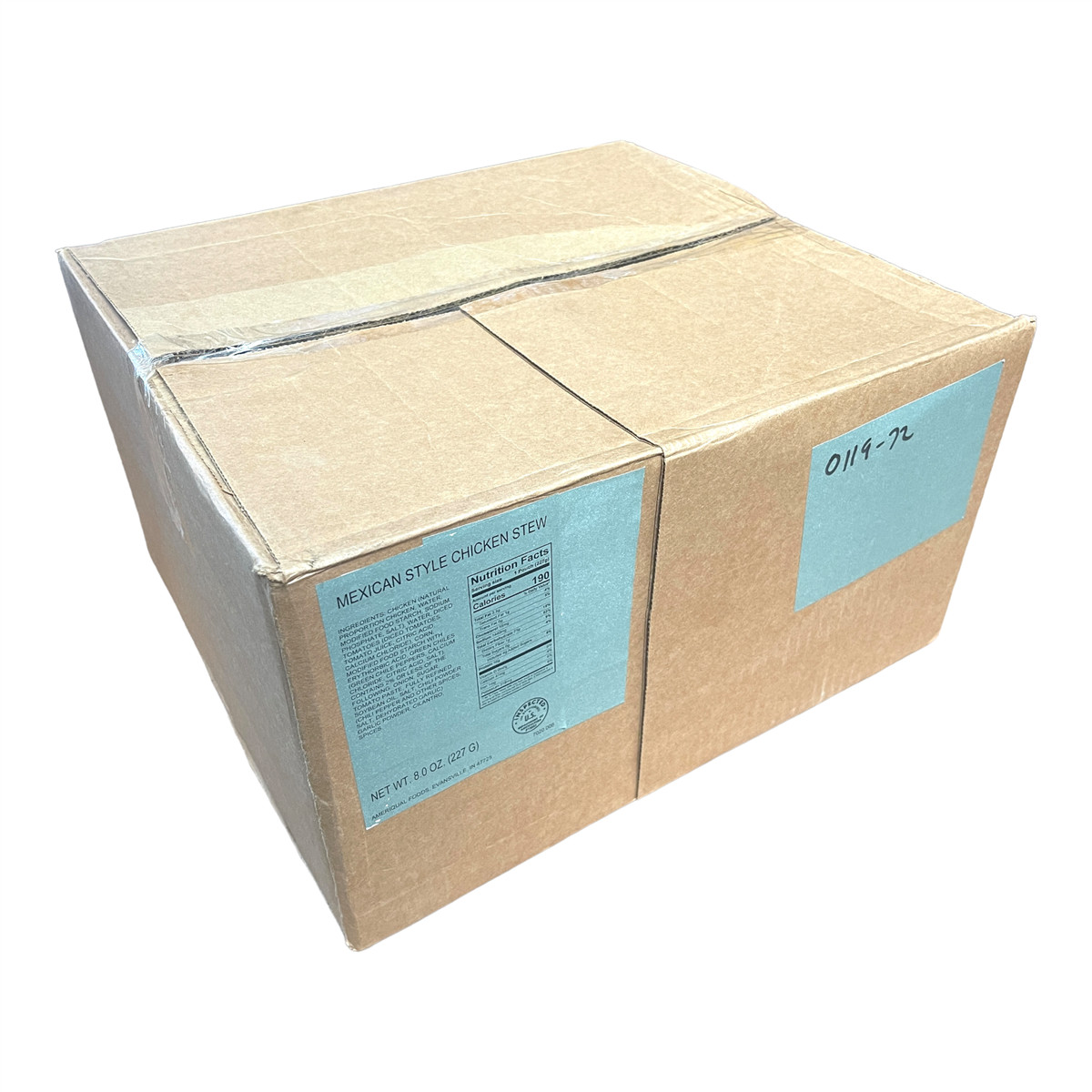 BULK MRE Entree - 72 packs of Mexican Chicken Stew — view 2