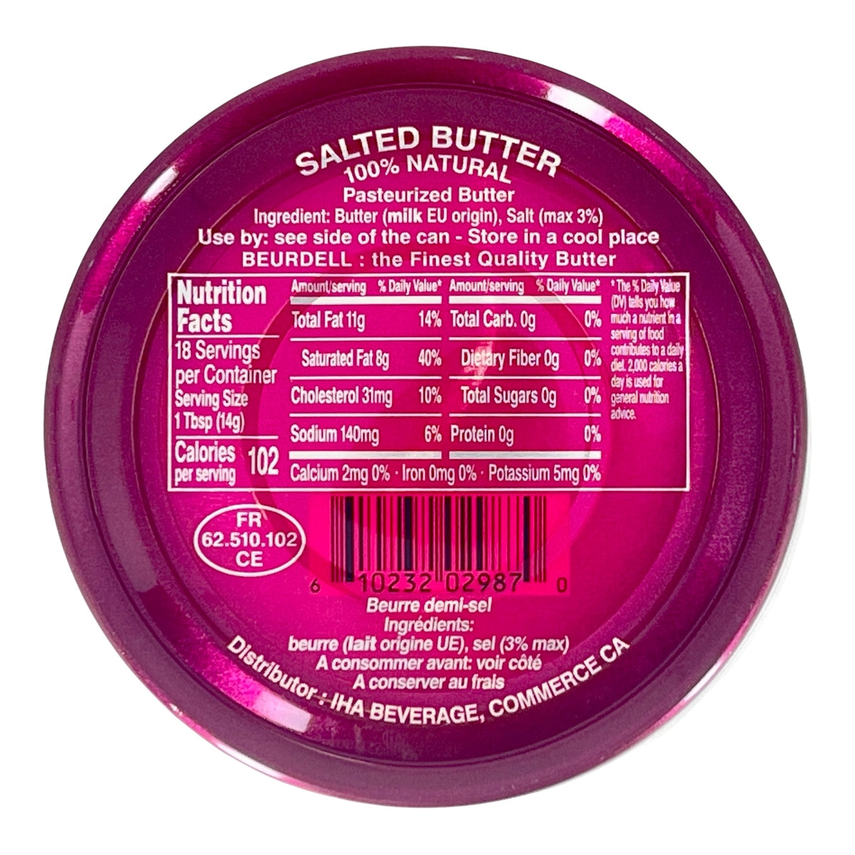 Beurdell Real Canned Butter from France — view 5