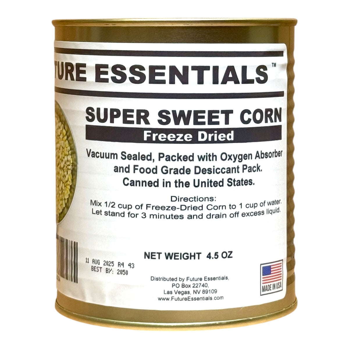 Case (12 Cans) of Future Essentials Freeze Dried Vegetable Variety — view 9
