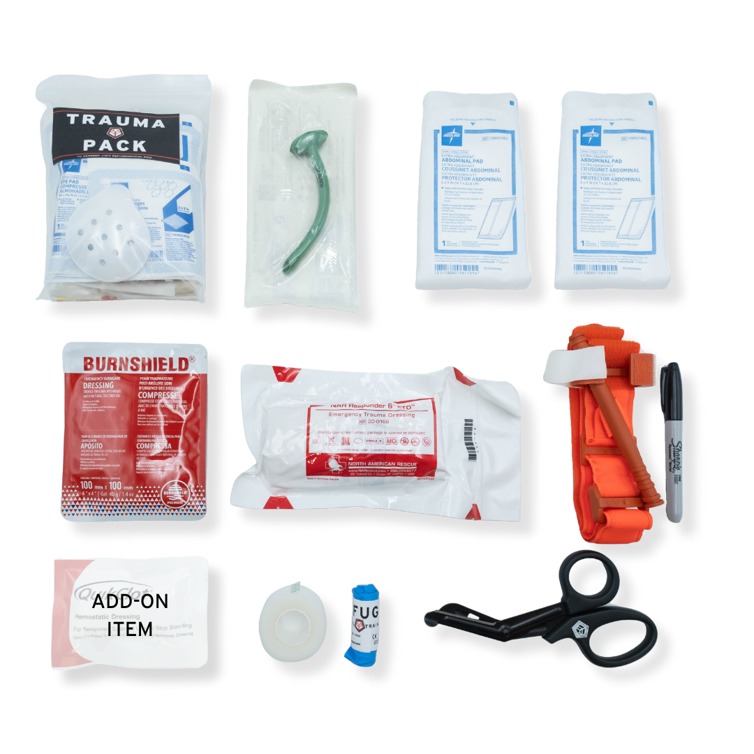 Refuge Medical BearFAK 3.0 — Full Trauma Kit (Genuine CAT, Made in USA) — view 3