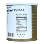 Military Surplus Freeze Dried Top Round Beef Cubes
