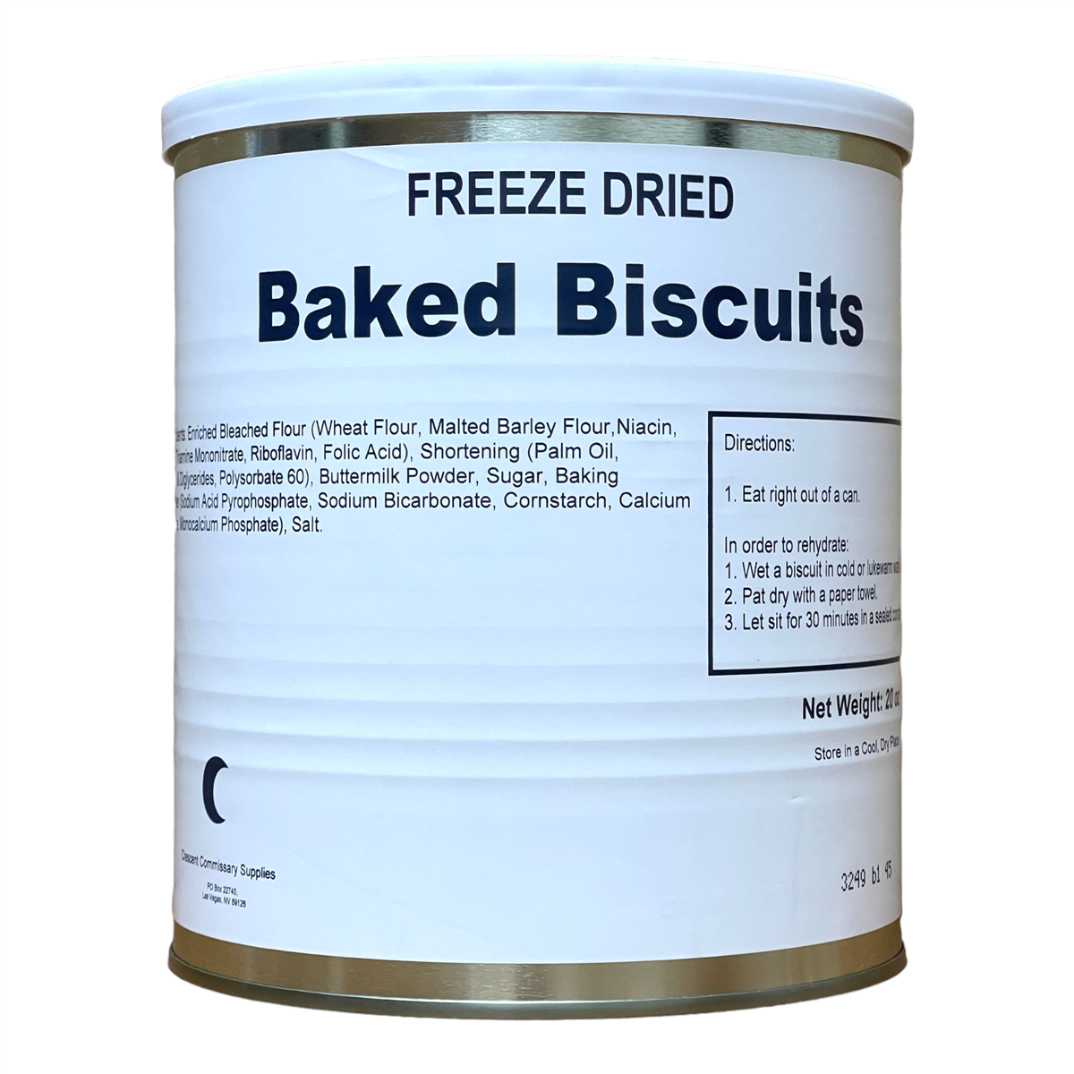Military Surplus Freeze Dried Baked Biscuits — view 2
