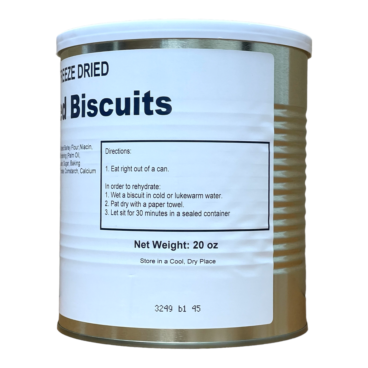 Military Surplus Freeze Dried Baked Biscuits — view 3