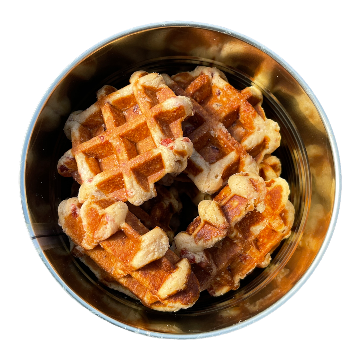 Freeze Dried Strawberry Belgian Waffles — view 5