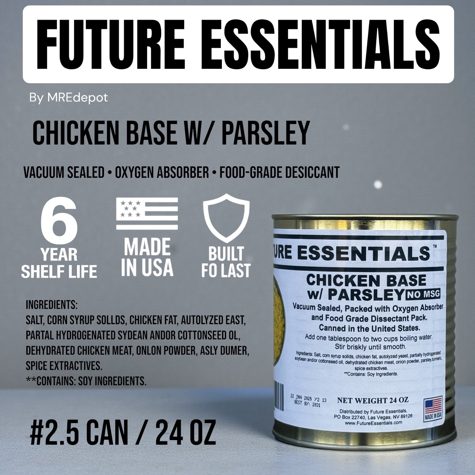 Future Essentials Canned Chicken Base with Parsley — view 4