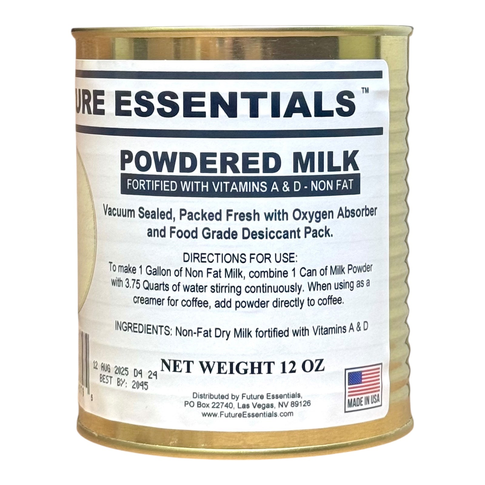 Future Essentials Canned Breakfast Cereal Variety & Milk — 12-Can Case
