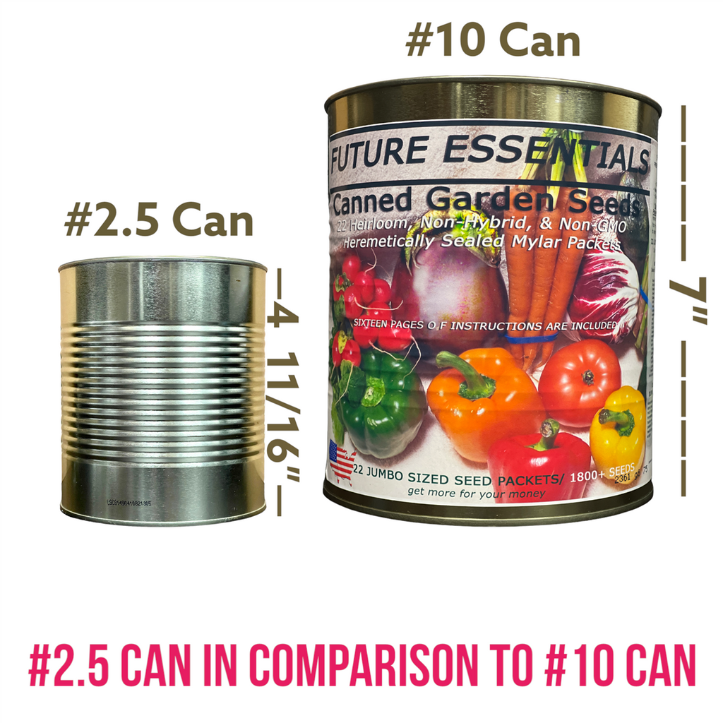 Heirloom Garden Seeds — 22 Non-GMO Canned Varieties for Long-Term Storage