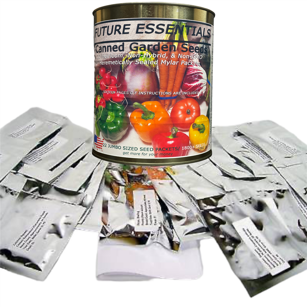 Heirloom Garden Seeds — 22 Non-GMO Canned Varieties for Long-Term Storage