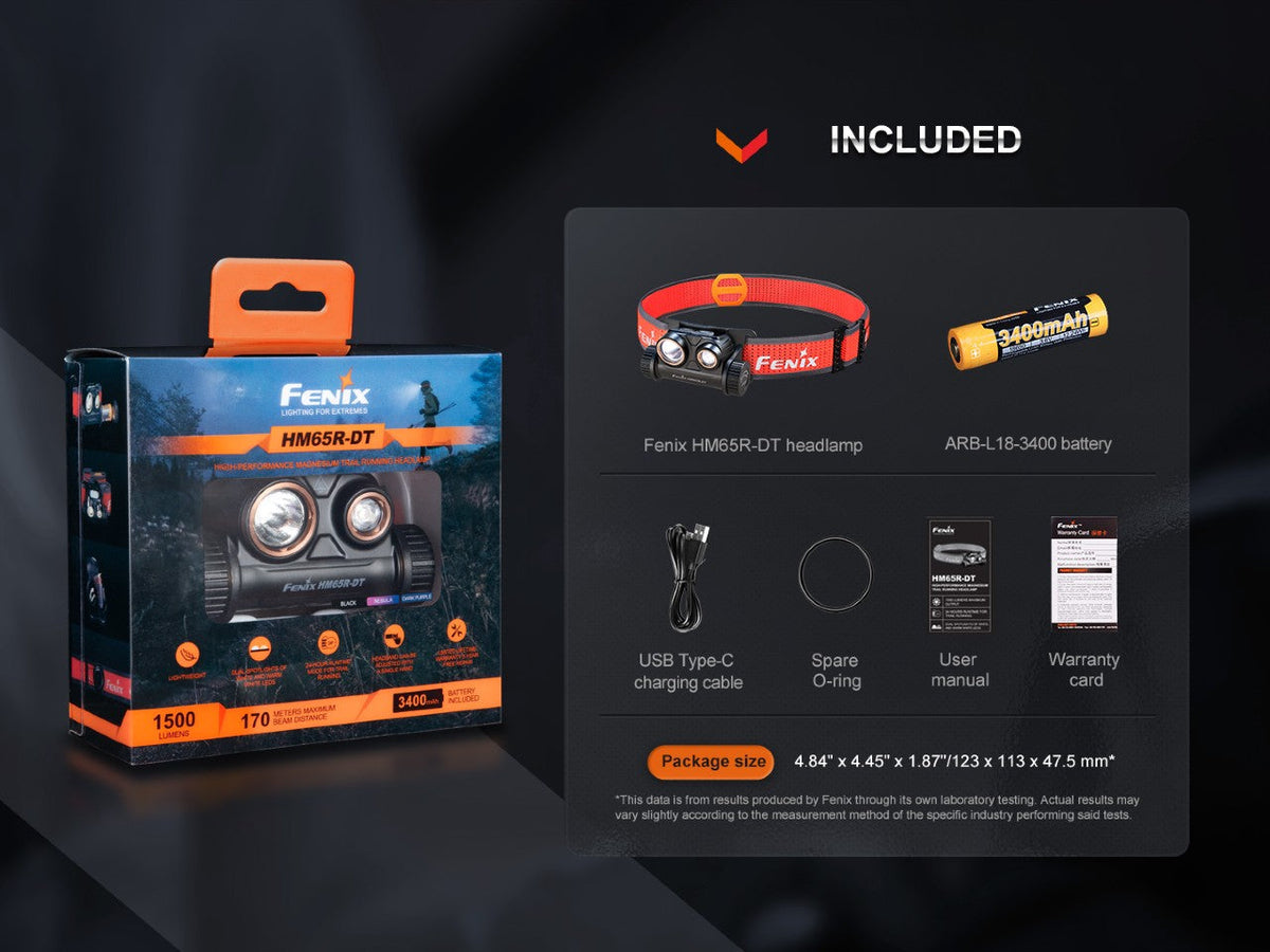 Fenix HM65R-DT Trail Running LED Headlamp — view 18