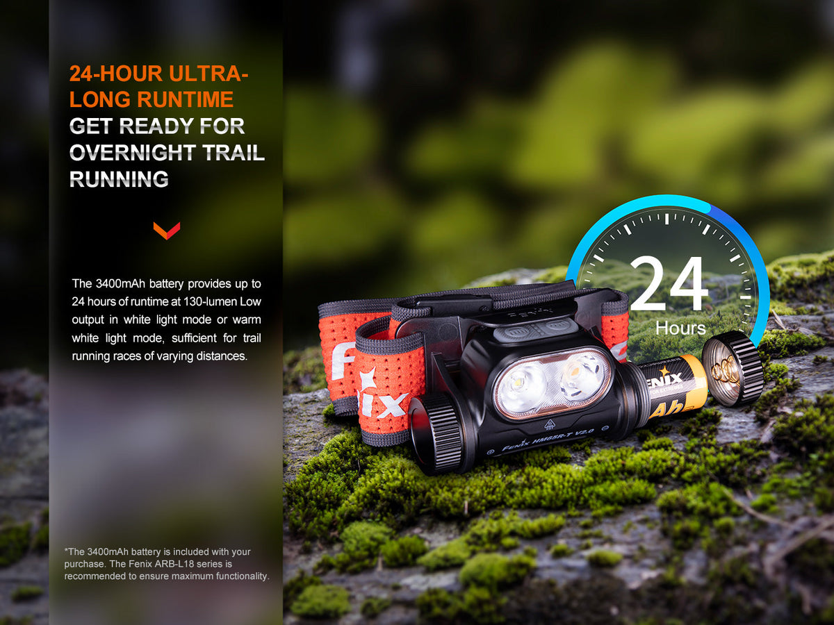 Fenix HM65R-T V2 Rechargeable Lightweight Trail Running Headlamp — view 10