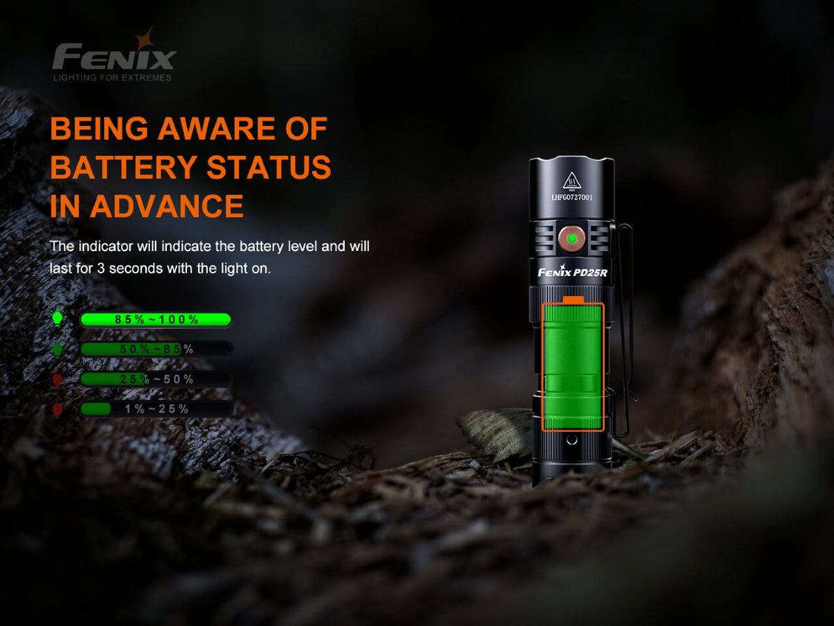 Fenix PD25R Rechargeable LED Flashlight — view 4