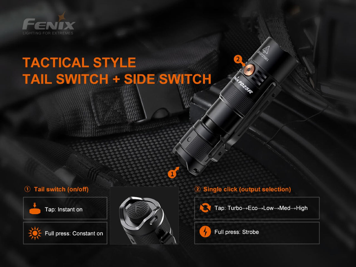 Fenix PD25R Rechargeable LED Flashlight — view 10