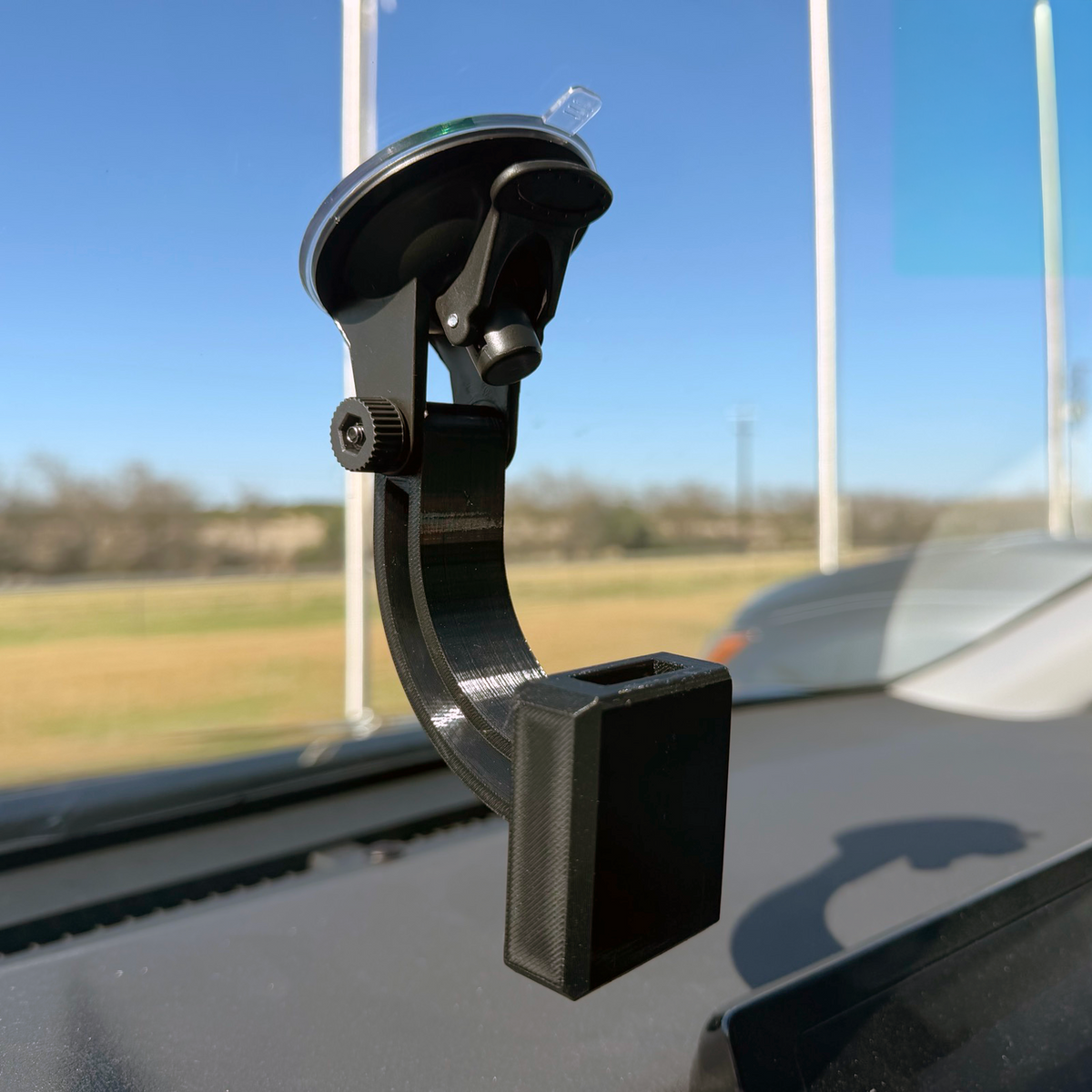 Universal Suction Mount for Meshtastic Vehicle Use — view 2