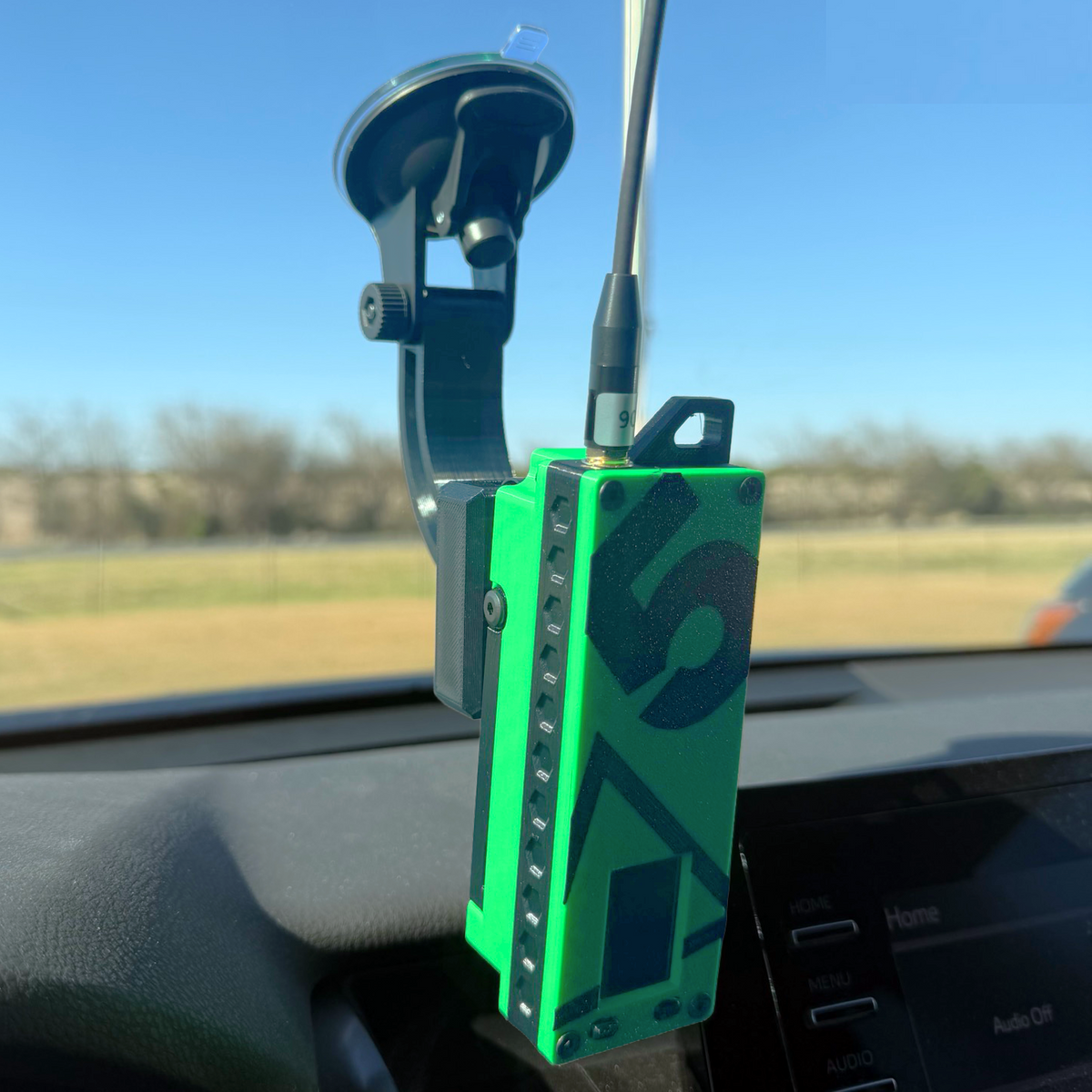 Universal Suction Mount for Meshtastic Vehicle Use — view 3
