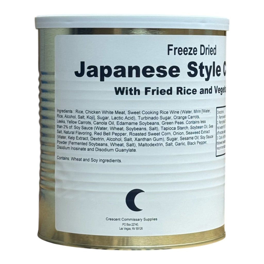 Freeze-Dried Japanese-Style Chicken with Fried Rice & Vegetables — Military Surplus