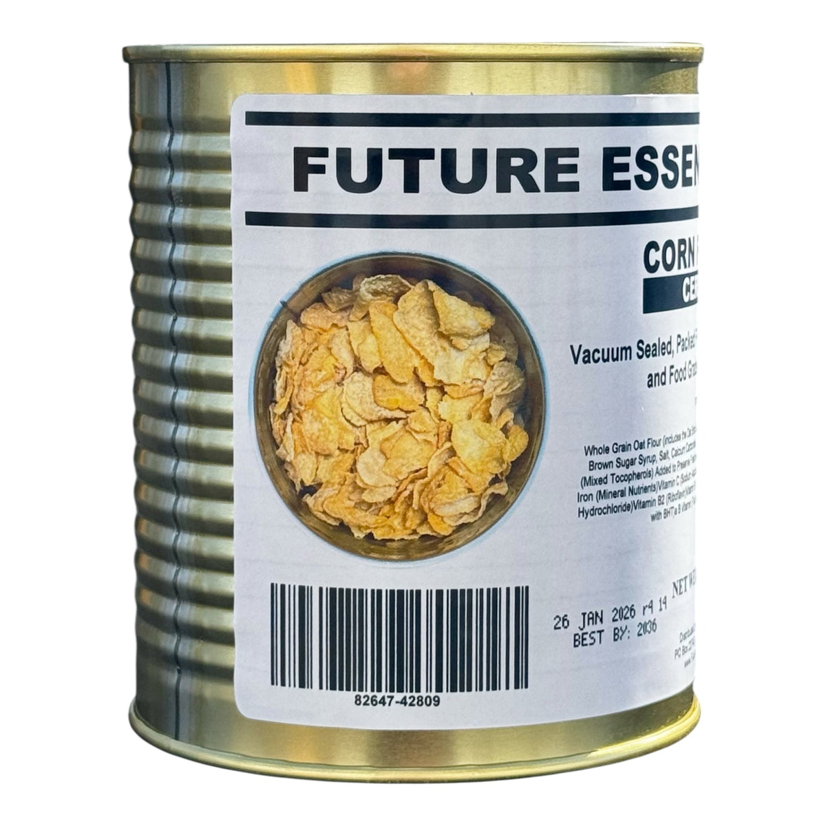 Future Essentials Corn Flakes Cereal. #2.5 Can — view 3