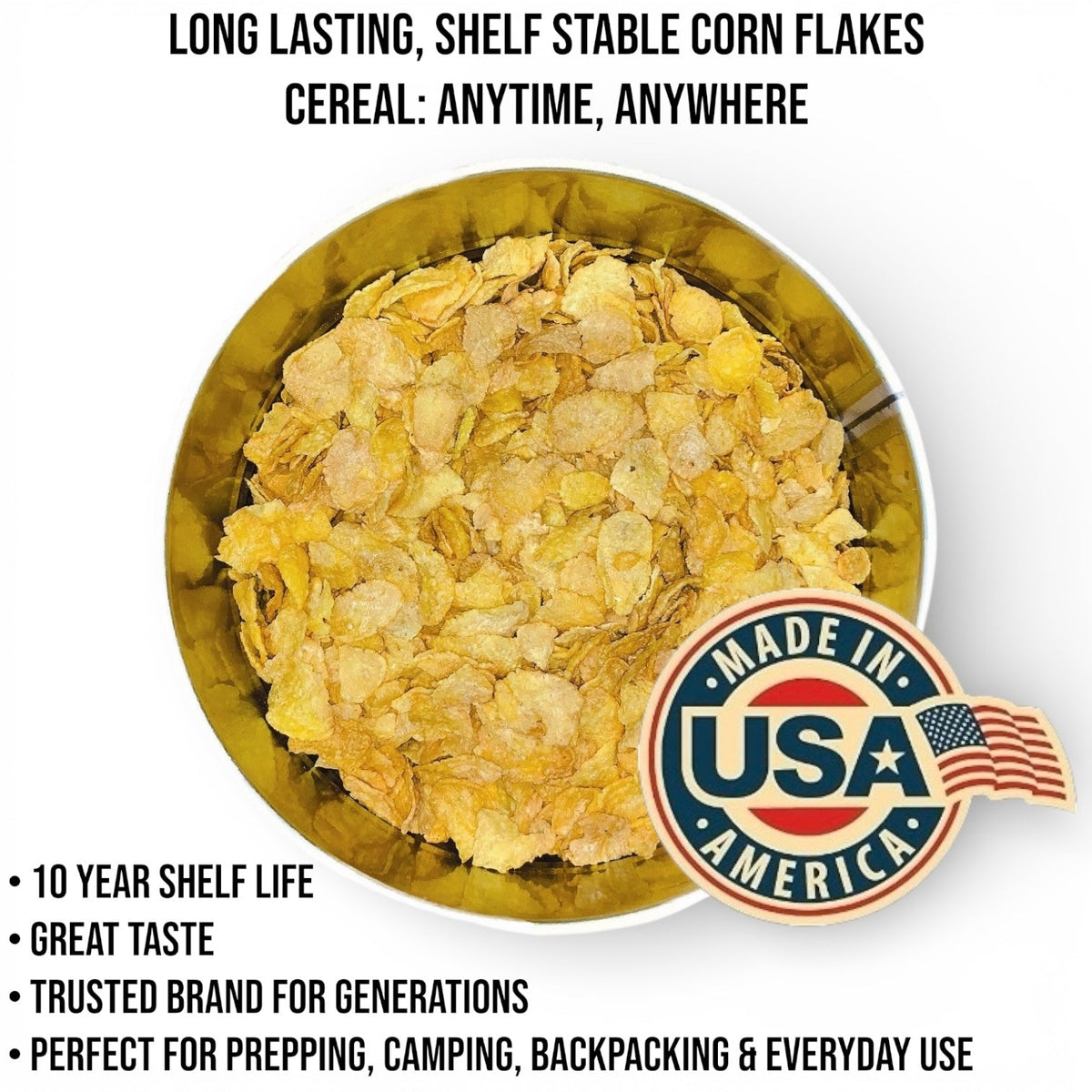 Future Essentials Corn Flakes Cereal. #2.5 Can — view 2