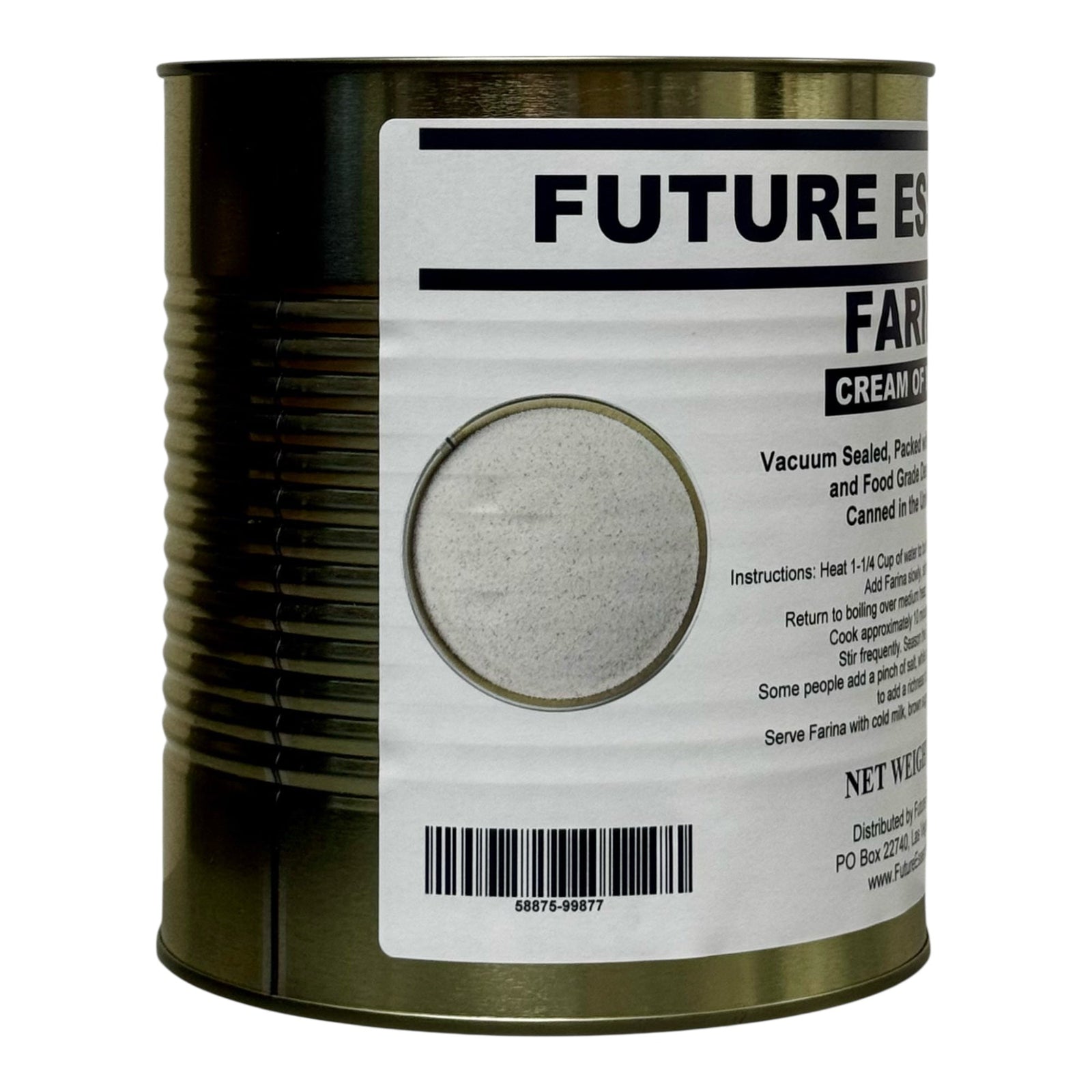 Future Essentials Farina Creamy Wheat Breakfast Cereal #10 Can — view 5