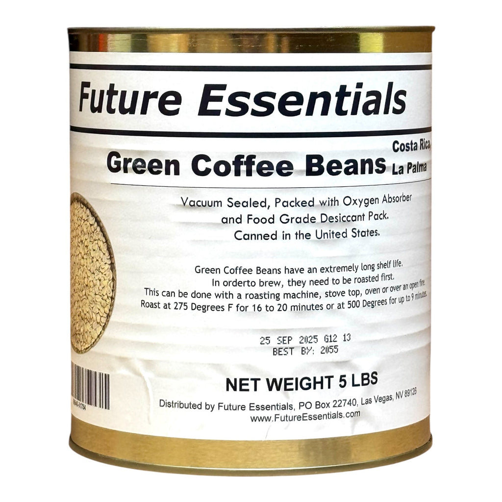 Future Essentials Costa Rican La Palma Green Coffee Beans — #10 Can