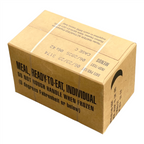 Case (12 Meals) of Menu C Military MRE's with Heaters