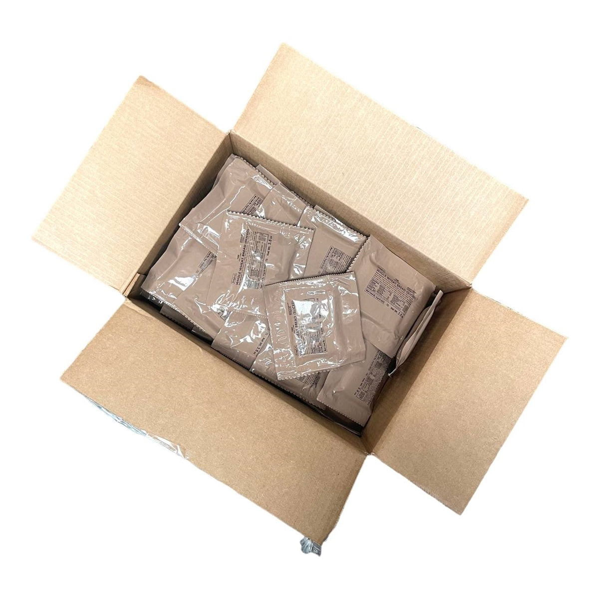 BULK MRE Bread - 100 of Whole Wheat Bread by Bridgford — view 2