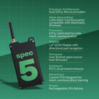 Spec5 MeshTerm — Meshtastic Radio Build Kit (Educational)