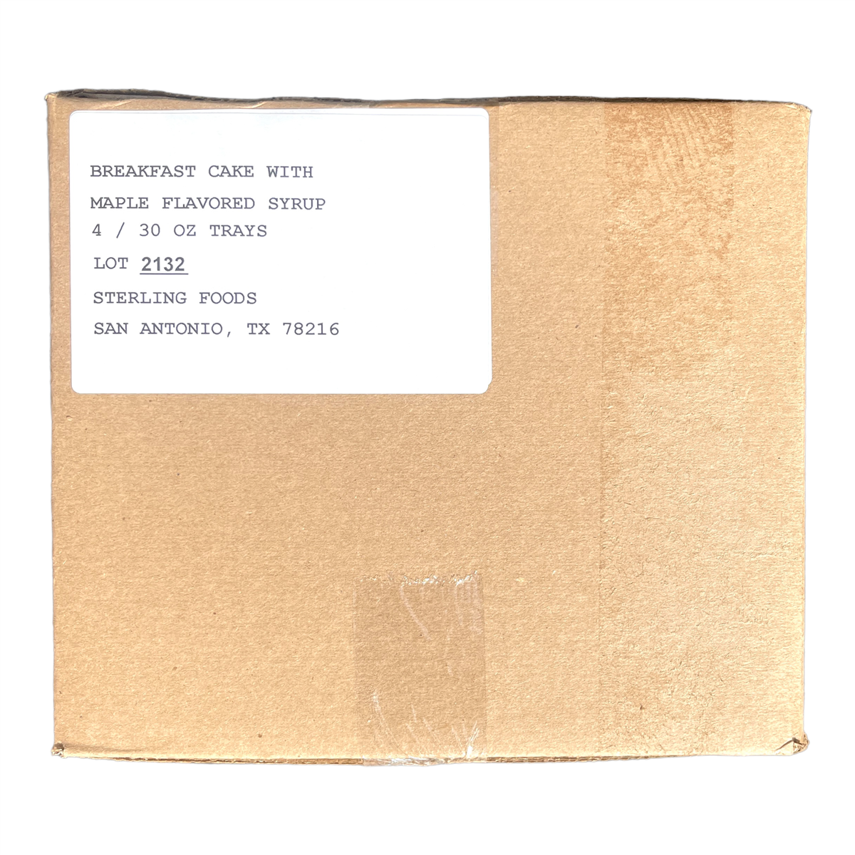 Military MRE Tray Pack — Breakfast Cake with Maple Syrup (UGR Component) — view 5