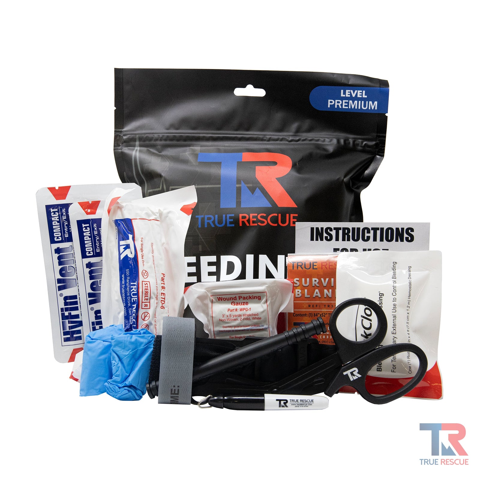 Bleeding Control Kit by True Rescue - Mylar — view 4