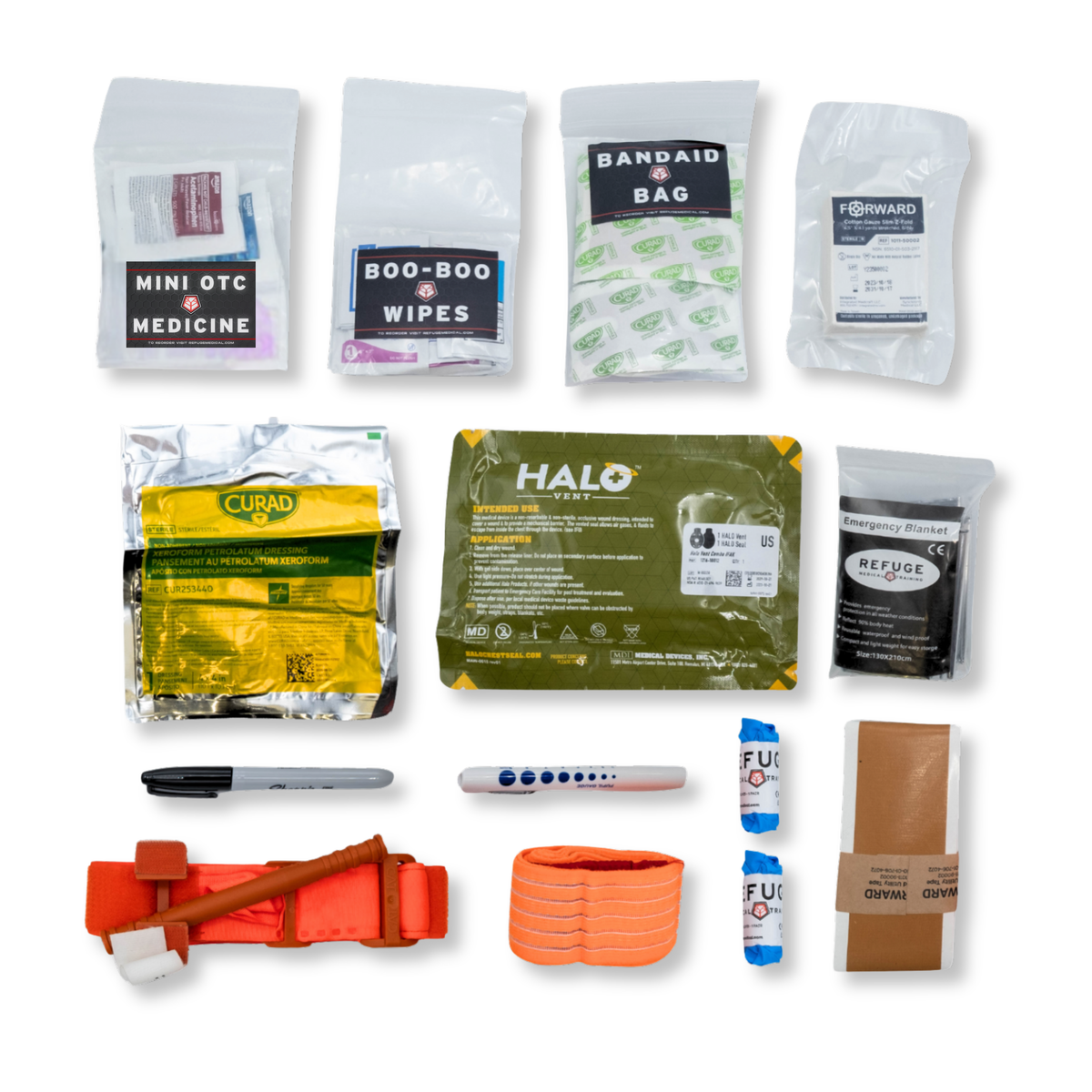 Refuge Medical Travel FAK — Vehicle Rip-Away Trauma Kit — view 2
