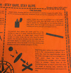 Survival Bandana with Printed Survival Instructions — Made in USA