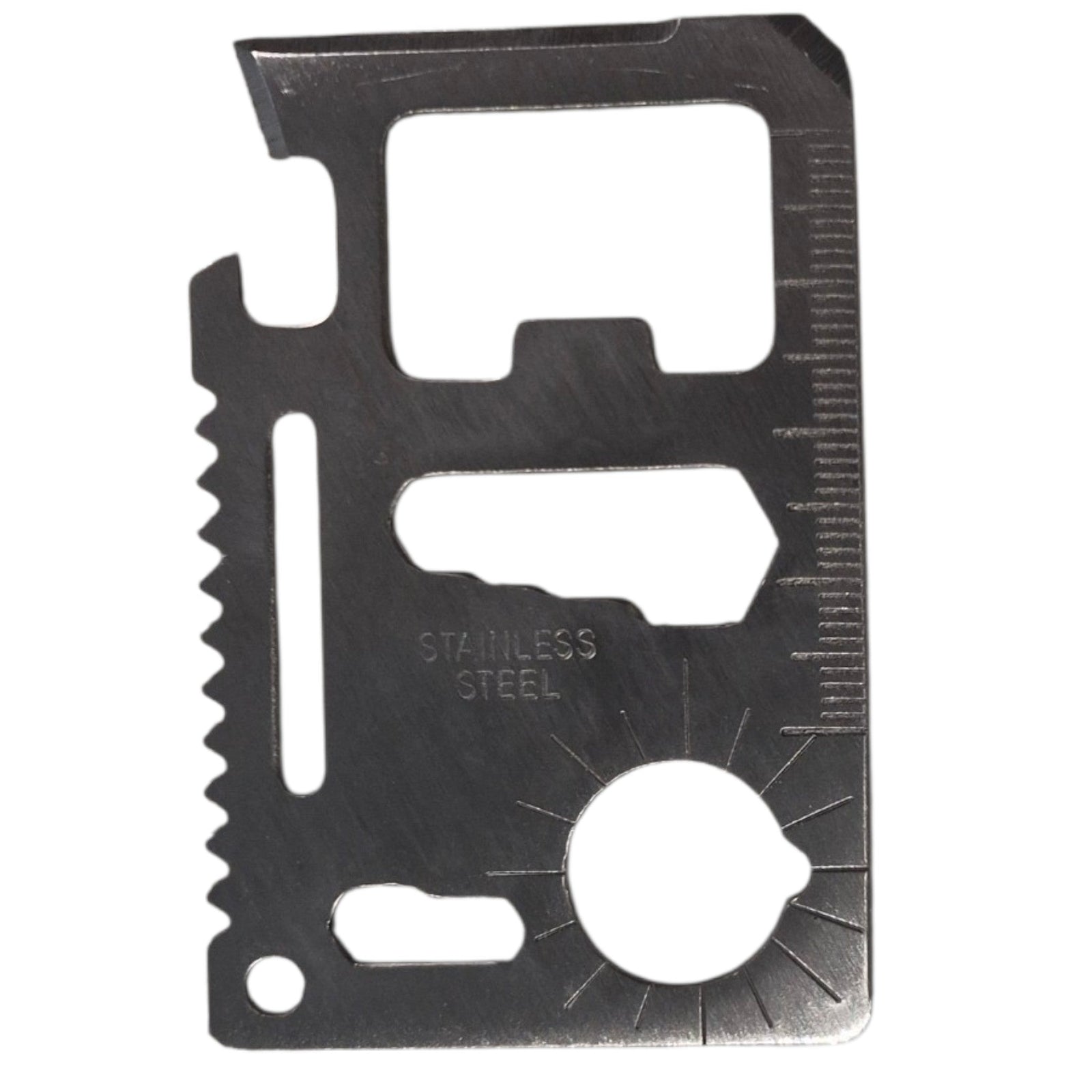 11-in-1 Survival Credit Card Multitool — Wallet-Size Tactical Tool — view 2
