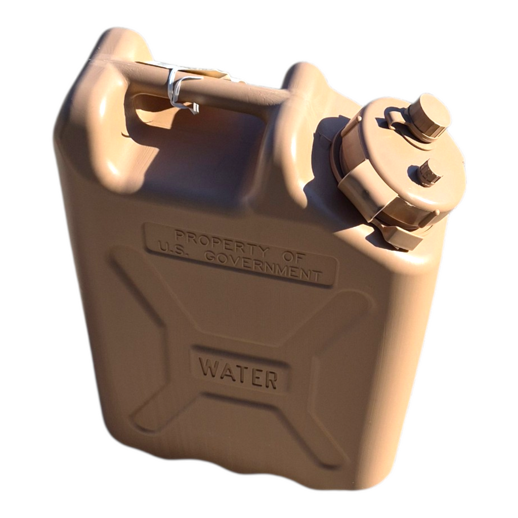 USGI 5-Gallon Military Water Jug — Tan